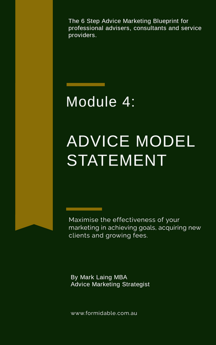 Advice Module 4: Advice Model Statement